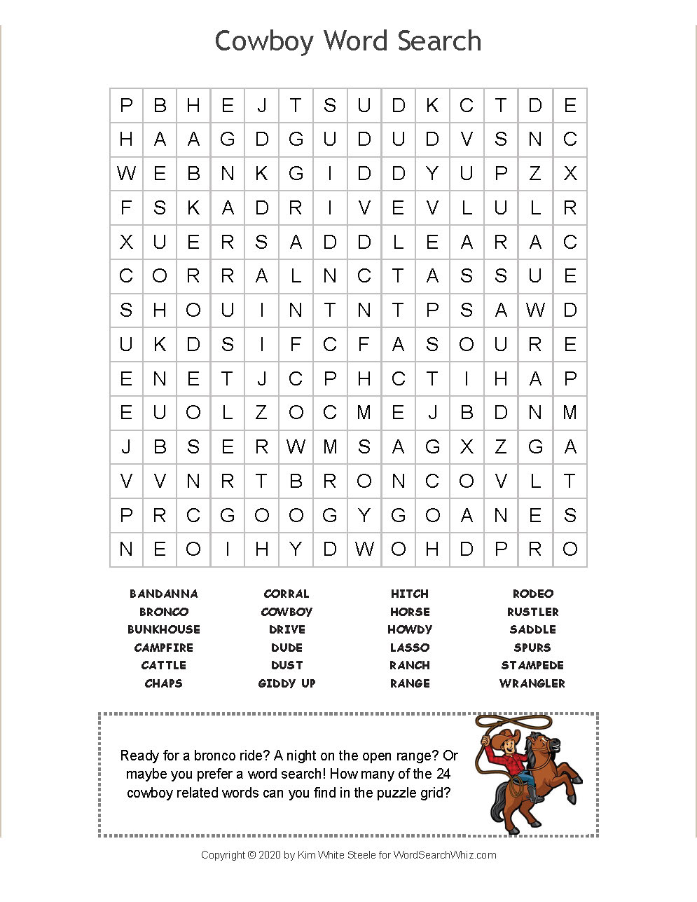 cowboy-word-search