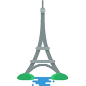 Eiffel Tower Word Search Icon