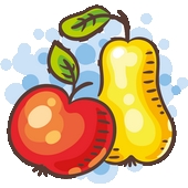 French Fruits Word Search icon