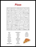 Pizza Word Search Thumbnail